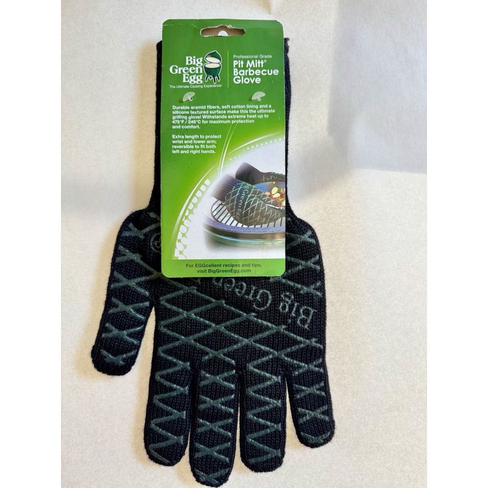 Big Green Egg Pit Mitt BBQ Glove – New/Unused (some creasing on tag)